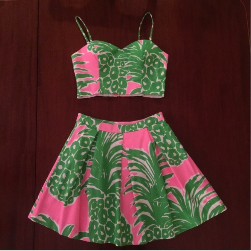 RARE** Lily Pulitzer Parfait Set Size 0 - Picture 2 of 2